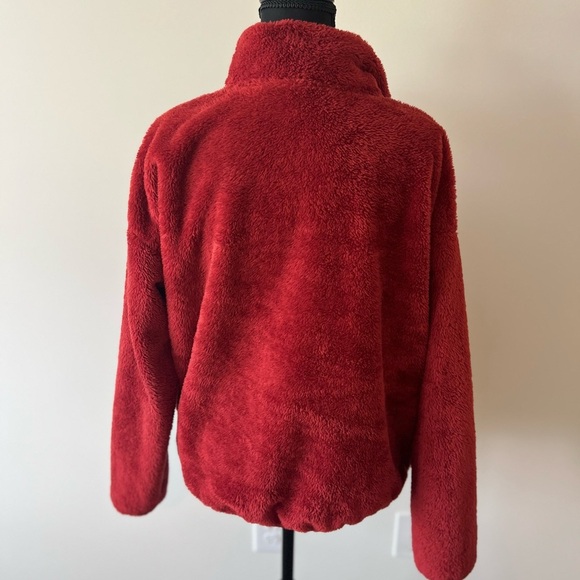 Uniqlo Sherpa quarterzip fleece Size Large - Picture 2 of 3